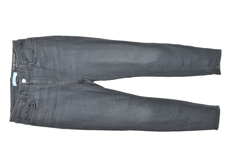 7 For All Mankind Women's Size 31 Blair High Waist Ankle Skinny Jeans Cotton